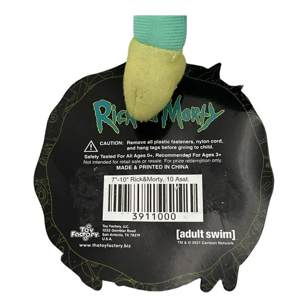 Rick & Morty Mr. Poopy ***** Plush Adult Swim Toy Factory Size 10 NWT